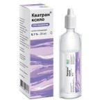 Кватран ксило, капли назальные 0.1% 20 мл 1 шт тюбик-капельницы