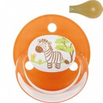 Соска-пустышка латексная, Baby Nova (Беби Нова) 1 шт арт. 23360 круглая декорированная с кольцом