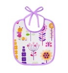 Фартук защитный, р. 20х22 см арт. 0067 ПВХ нагрудник с рисунком Цветы