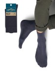 Носки мужские, Omsa (Омса) р. 42-44 (27-29) ECO 403 Эко гладь Blu синий
