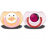 Соска-пустышка силиконовая, Avent (Авент) 2 шт SCF182/15 6-18 мес.