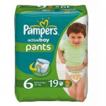 Подгузники-трусики для мальчиков, Pampers (Памперс) 16+ кг 19 шт актив бой экстра лардж