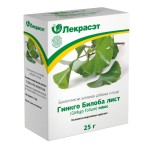 Гинкго билоба лист плюс, сырье измельченное 25 г БАД