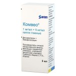 Комвео, капли глазные 1 мг/мл+5 мг/мл 5 мл 1 шт флакон