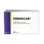 Риваксаб, таблетки покрытые оболочкой пленочной 10 мг 100 шт
