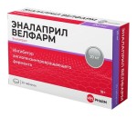 Эналаприл Велфарм, таблетки 20 мг 20 шт
