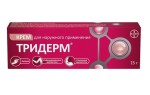 Тридерм, мазь для наружного применения 0.5 мг/г+1 мг/г+10 мг/г 15 г 1 шт