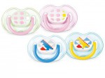 Соска-пустышка силиконовая, Avent (Авент) 2 шт SCF172/18 арт. 86128 животный мир 0-6 мес