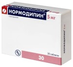 Нормодипин, таблетки 5 мг 30 шт