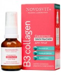 Сыворотка-эмульсия для лица, Novosvit (Новосвит) 25 мл В3 Коллаген (ниацинамид аденозин)