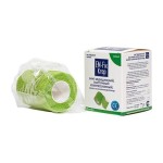 Бинт медицинский эластичный фиксирующий, р. 7.5смх4.5м EM-Fix Krep ЕМ-Фикс креп когезивный зеленый