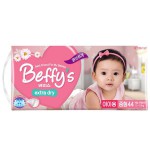 Подгузники для девочек, Beffy's (Беффис) 5-10 кг р. M 44 шт Экстра Драй
