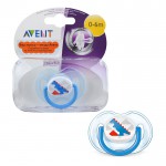 Соска-пустышка силиконовая, Avent (Авент) 1 шт SCF172/12 арт. 86122 для мальчиков 0-6 мес