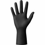 Перчатки хозяйственные нитриловые, Ideall (Идеалл) р. XXL 1 шт Нитрил мото особопрочные удлиненные неопудренные пара черные