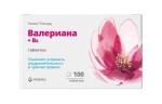 Валериана + Витамин В6, Витатека таблетки 120 мг 100 шт БАД к пище