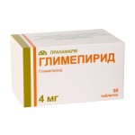 Глимепирид, таблетки 4 мг 90 шт