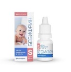 Бебифрин, капли назальные 0.125% 10 мл 1 шт флакон-капельница