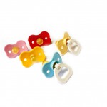 Соска-пустышка латексная, 1 шт арт. 1511 стрекоза с кольцом без инд. уп.