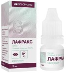 Лафракс, капли глазные и ушные 0.3% 5 мл 1 шт флакон