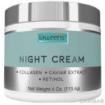 Крем ночной, Lawrens (Лоуренс) 113.4 г коллаген экстракт икры ретинол