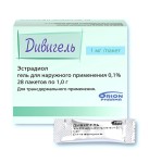 Дивигель, гель для наружного применения 0.1% 1 г 28 шт пакетики