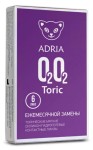 Линзы контактные, Adria (Адрия) 6 шт Торик О2О2 торические мягкие 30 дней силикон-гидрогелевые ежемесячные bc 8.6 -1.75/170 (-4.75)