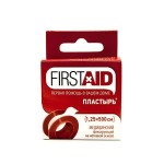 Пластырь, Firstaid (Ферстэйд) р. 1.25смх500см 1 шт медицинский фиксирующий на нетканой основе