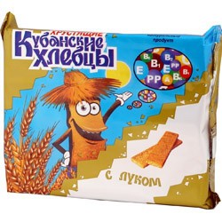 Хлебцы хрустящие, 100 г с луком