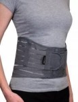 Корсет ортопедический, Orto.nik (Орто.ник) р. XL арт. ПР-312 ус противорадикулитный усиленный полужесткий 6 ребер жесткости ширина 22 см серый