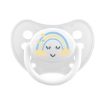 Соска-пустышка силиконовая, Lubby (Лабби) 1 шт арт. 27546 Джаст с симметричным соском от 6 мес