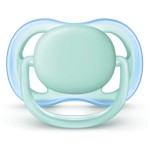 Соска-пустышка силиконовая, Avent (Авент) 2 шт SCF 244/22 ультра эйр ортодонтическая для мальчиков 6-18 мес