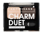 Тени для век, Art-Visage (Арт-Визаж) 3.6 г Charm Duet Eyeshadow Set арт. 119682 Шарм дуэт двойные 01 светло-бежевый / перламутровый тауп