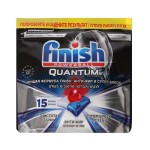 Средство для посудомоечных машин, Finish (Финиш) 15 шт Квантум Ультимэйт в капсулах дой-пак