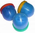 Бахилы полиэтиленовые, р. 28 мм 1 шт арт. 6091/2 одноразовые пара синие капсула